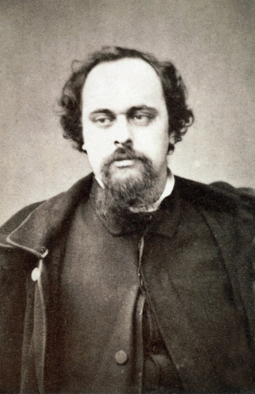 Portrait of Dante Gabriel Rossetti (1828-1882) - Circa 1860 by Unknown photographer