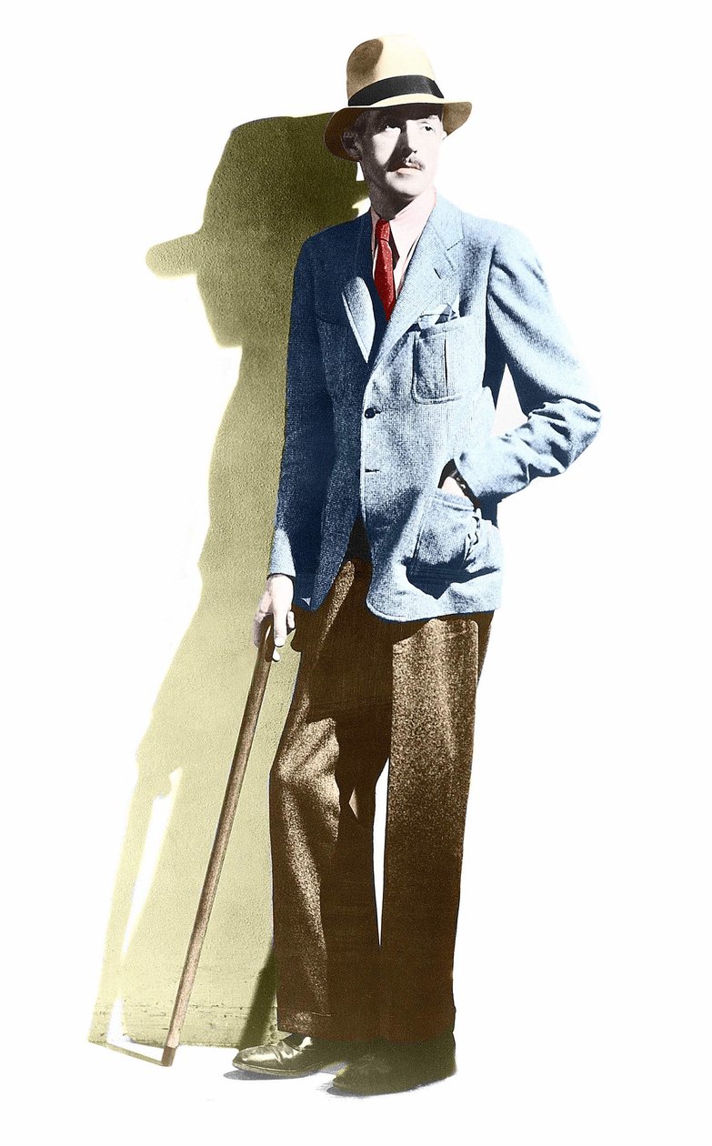 Portrait of Dashiell Hammett, American writer by Unknown photographer
