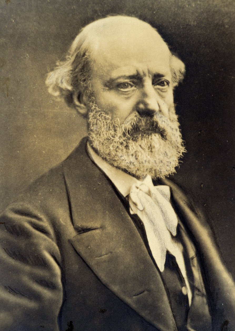 Portrait of Eugene Viollet-le-Duc (1814-1879). 19th century by Unknown photographer