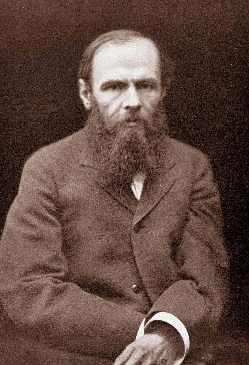 Portrait of Fedor Dostoevsky (1821-1881) by Unknown photographer