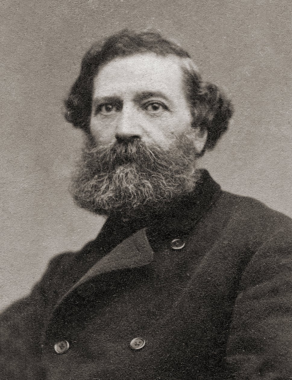 Portrait of Felix Pyat (1810-1889) French writer, journalist and politician by Unknown photographer