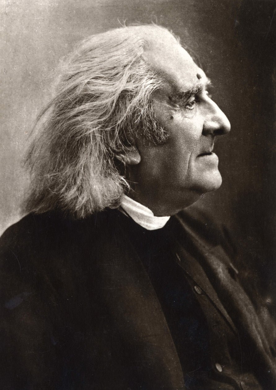 Portrait of Franz Liszt (1811-1886), Hungarian composer and pianist. by Unknown photographer
