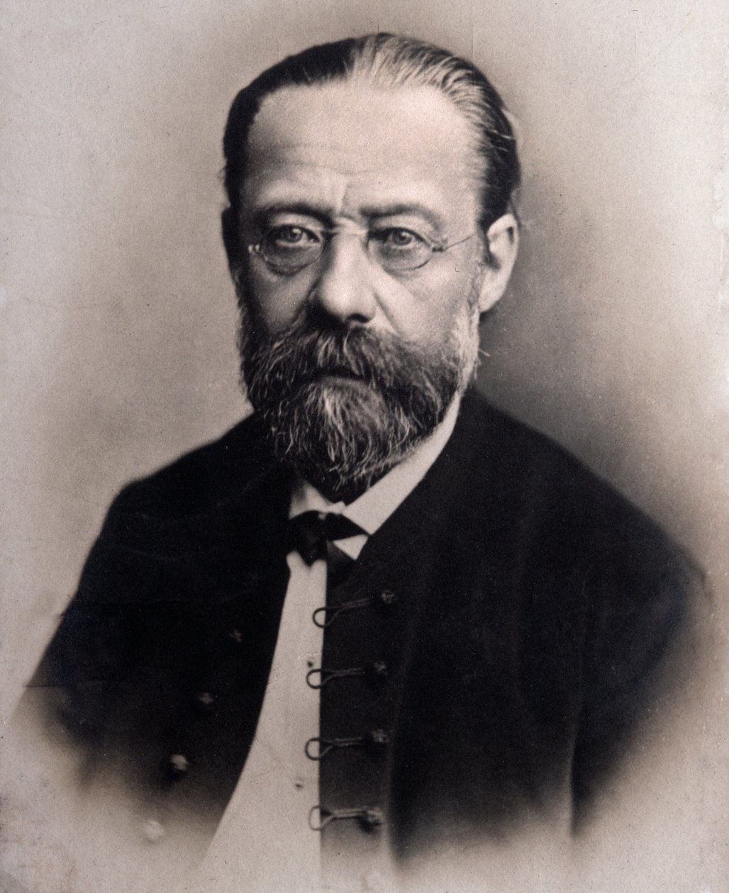 Portrait of Friedrich Smetana (engraving after photo) by Unknown photographer