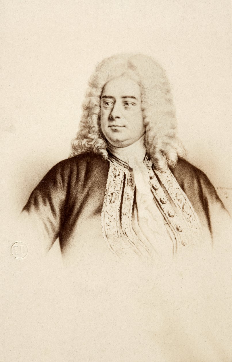 Portrait of George Frideric Handel by Unknown photographer