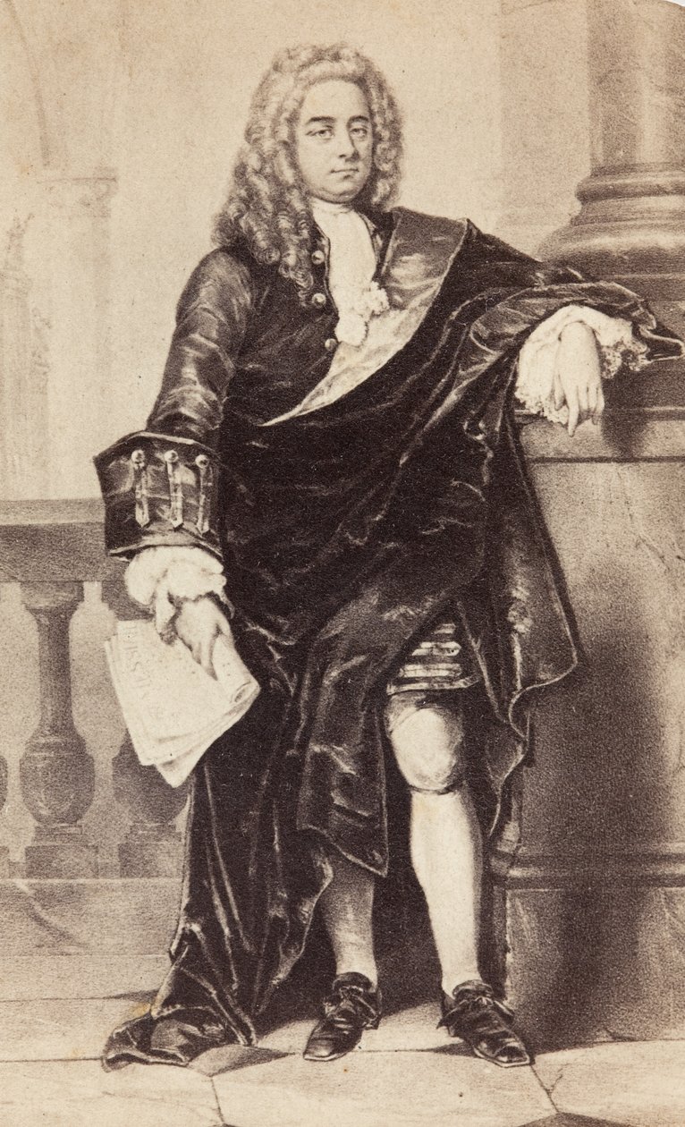 Portrait of George Frideric Handel by Unknown photographer