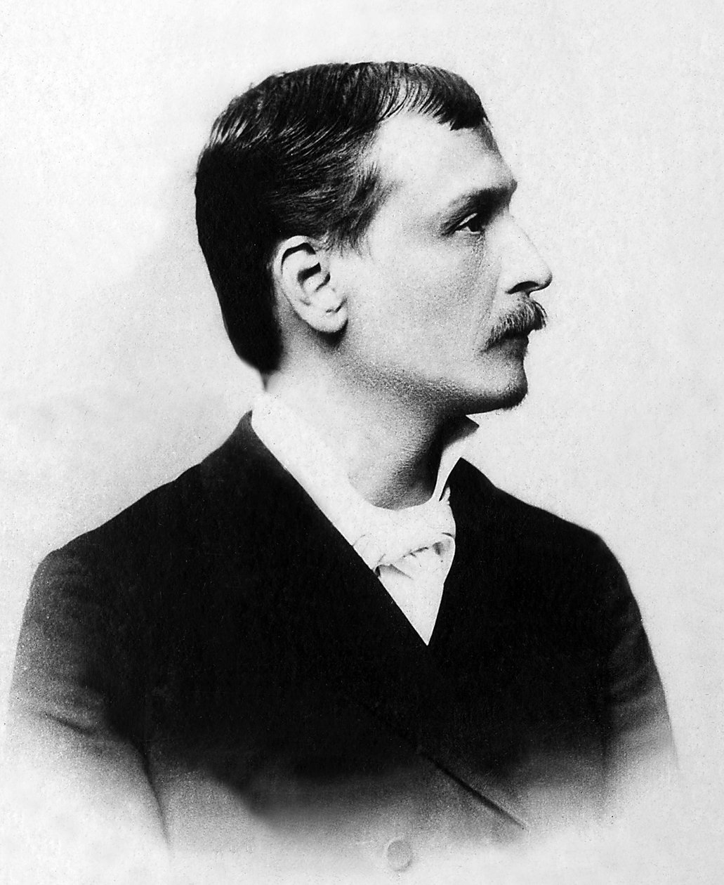 Portrait of Georges Moineau dit Georges Courteline, French novelist and playwright. by Unknown photographer
