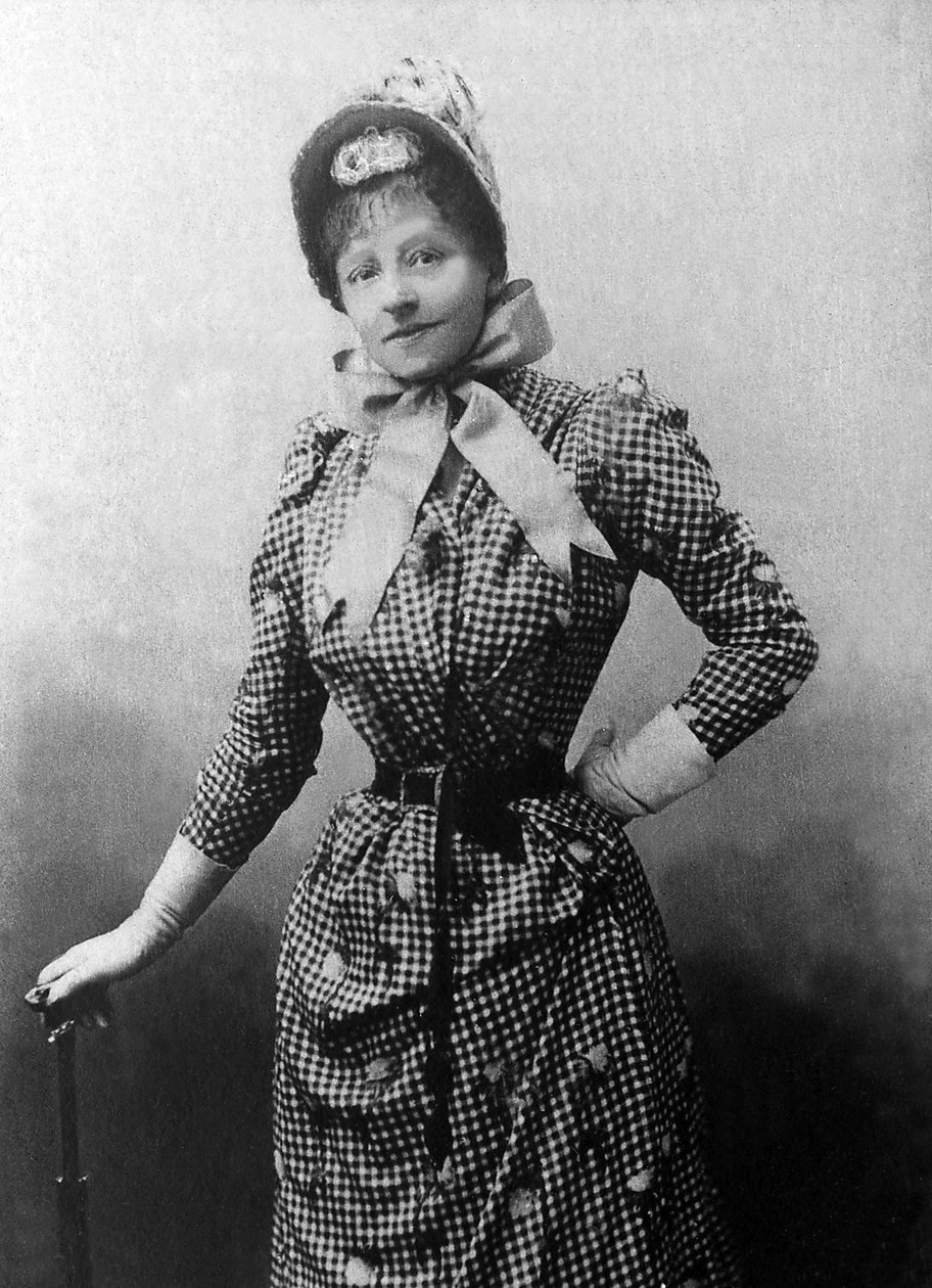 Portrait of Gyp (Sibylle Gabrielle Marie Antoinette Riquetti de Mirabeau, Countess of Martel de Janville) (1849-1932), a French novelist, she wrote more than 120 books, including 