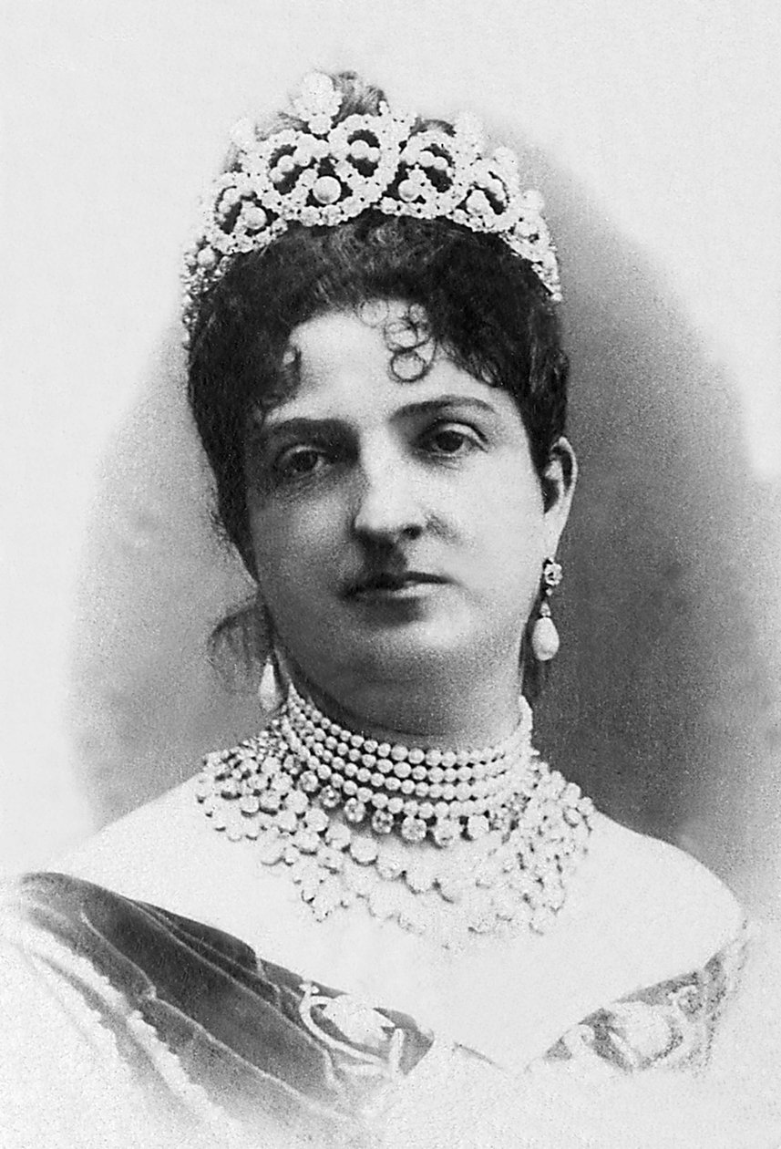 Portrait of Margherita of Savoy (1851-1926), Queen of Italy (1878-1900) and Wife of King Humbert I by Unknown photographer