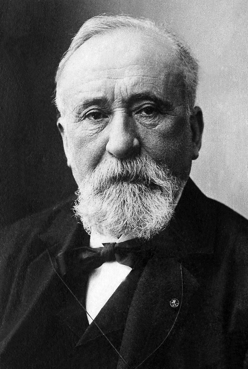 Portrait of Pierre Puvis de Chavannes (1824-1898), French Symbolist Painter by Unknown photographer