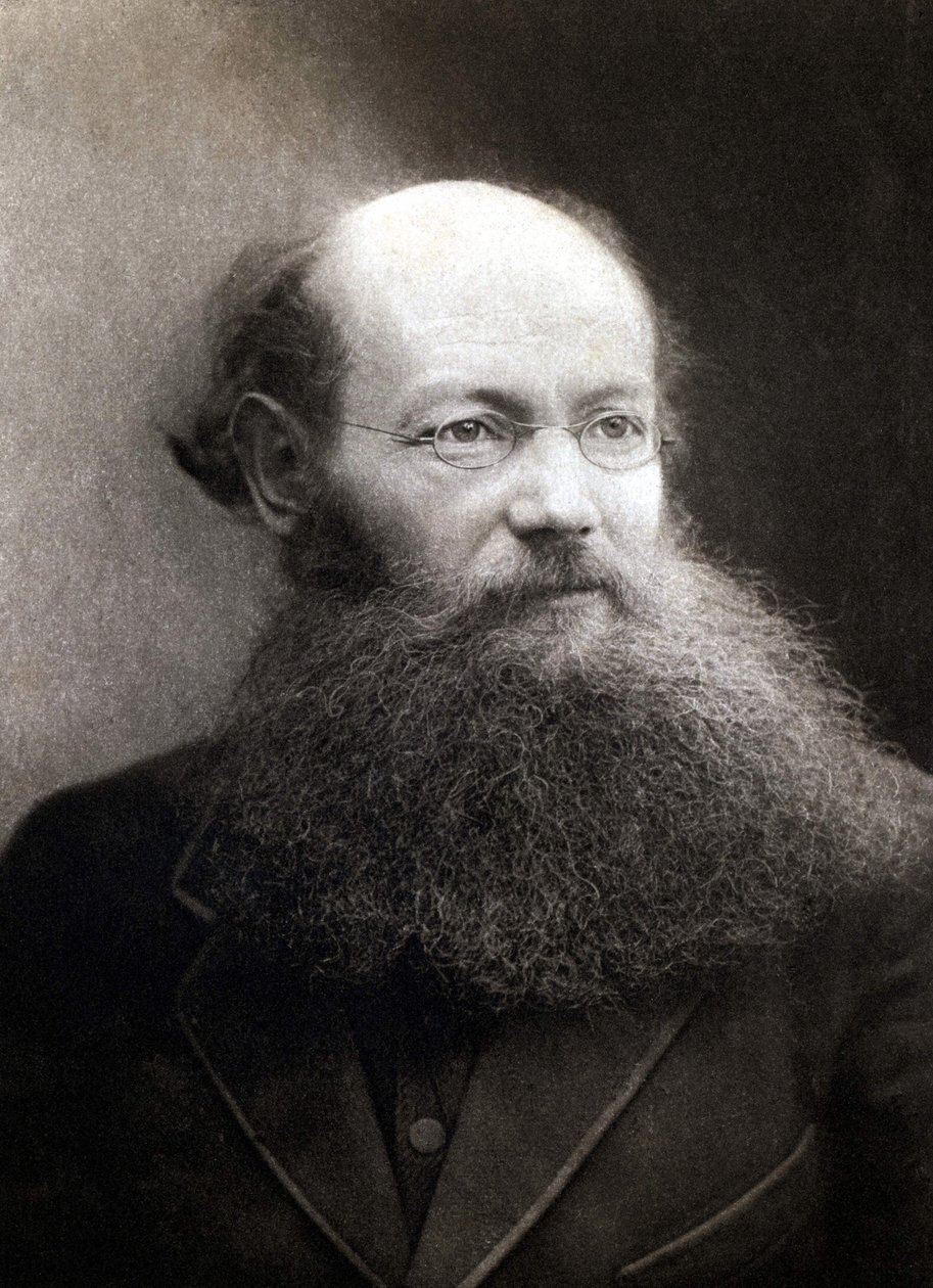 Portrait of Prince Peter Kropotkin, Russian Revolutionary and Anarchist by Unknown photographer