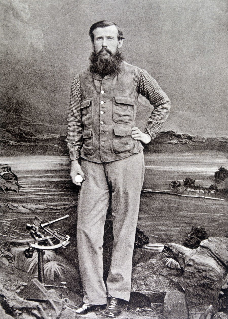 Portrait of Speke, British Explorer (1827 - 1864) by Unknown photographer
