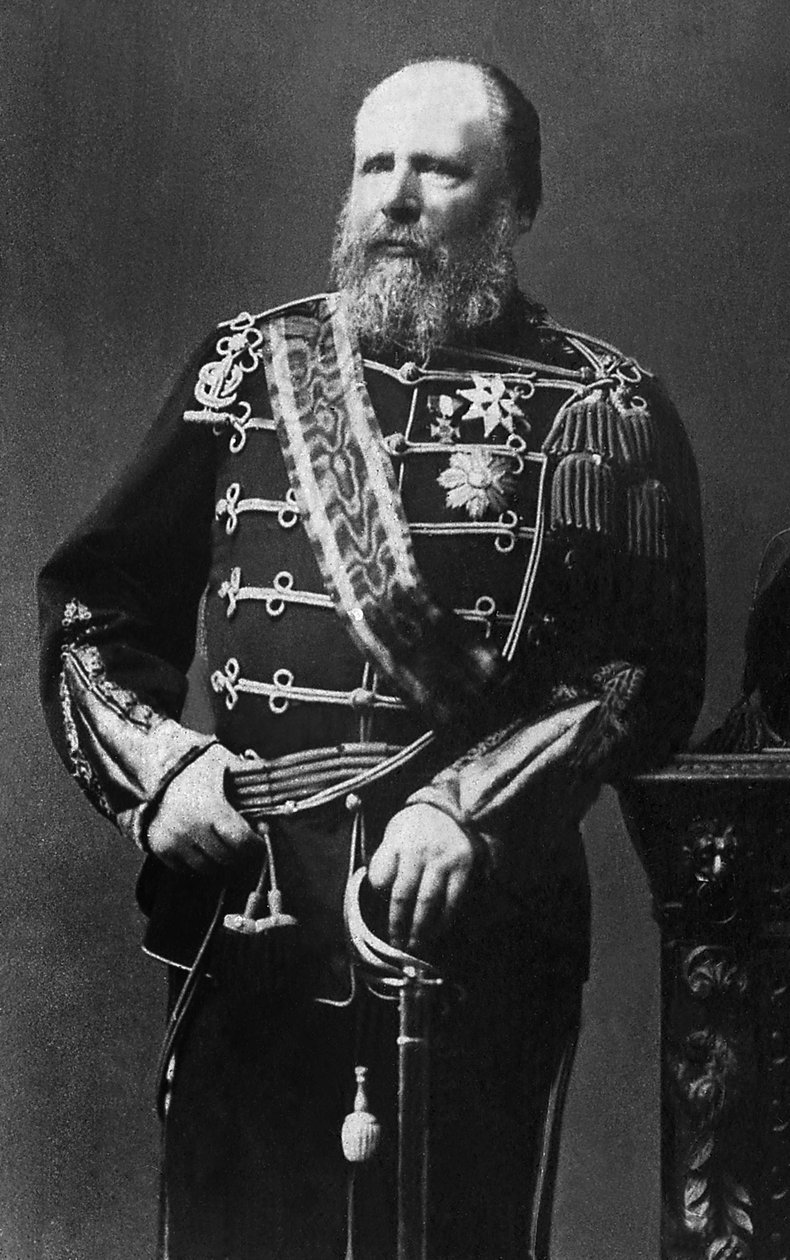Portrait of William III (1817-1890), Prince of Orange-Nassau, Grand Duke of Luxembourg, and King of the Netherlands from 1849 to 1890 by Unknown photographer