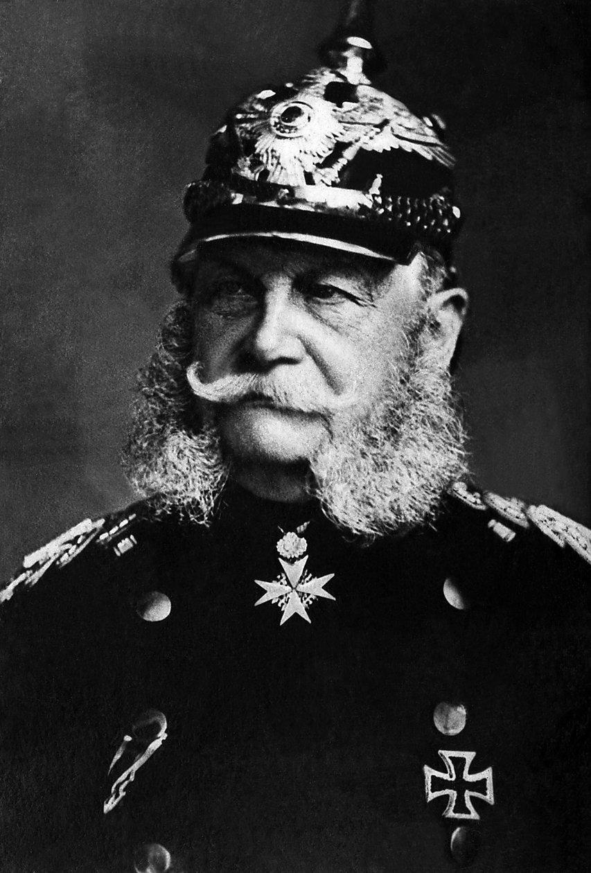 Portrait of William I (1797-1888), King of Prussia from 1861 to 1888, Emperor of Germany from 1871 to 1888 by Unknown photographer