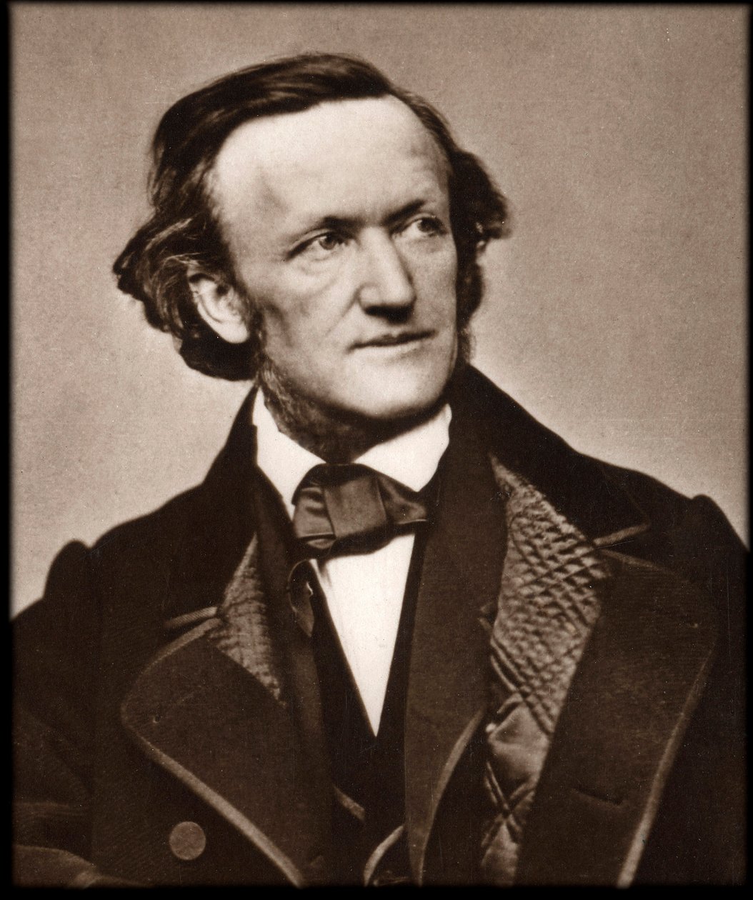 Portrait of composer Richard Wagner - Portrait of Richard Wagner, German composer by Unknown photographer