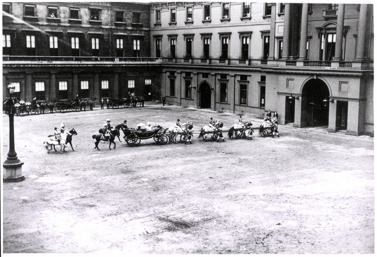 Queen Victoria leaving Buckingham Palace, Diamond Jubilee, 22 June 1897 by Unknown photographer