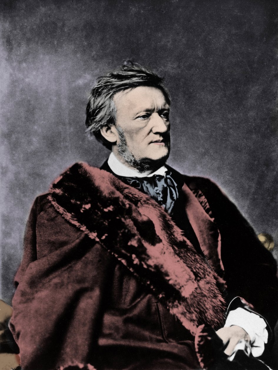 Richard Wagner (1813-1883) German composer - Portrait photo by Unknown photographer