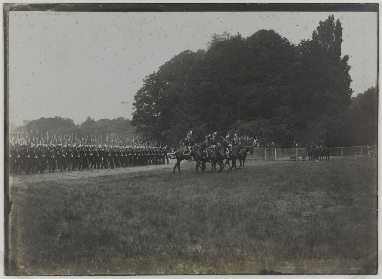 Revue of July 14, Parade of the Saint-Cyr School, Paris, c.1900 by Unknown photographer