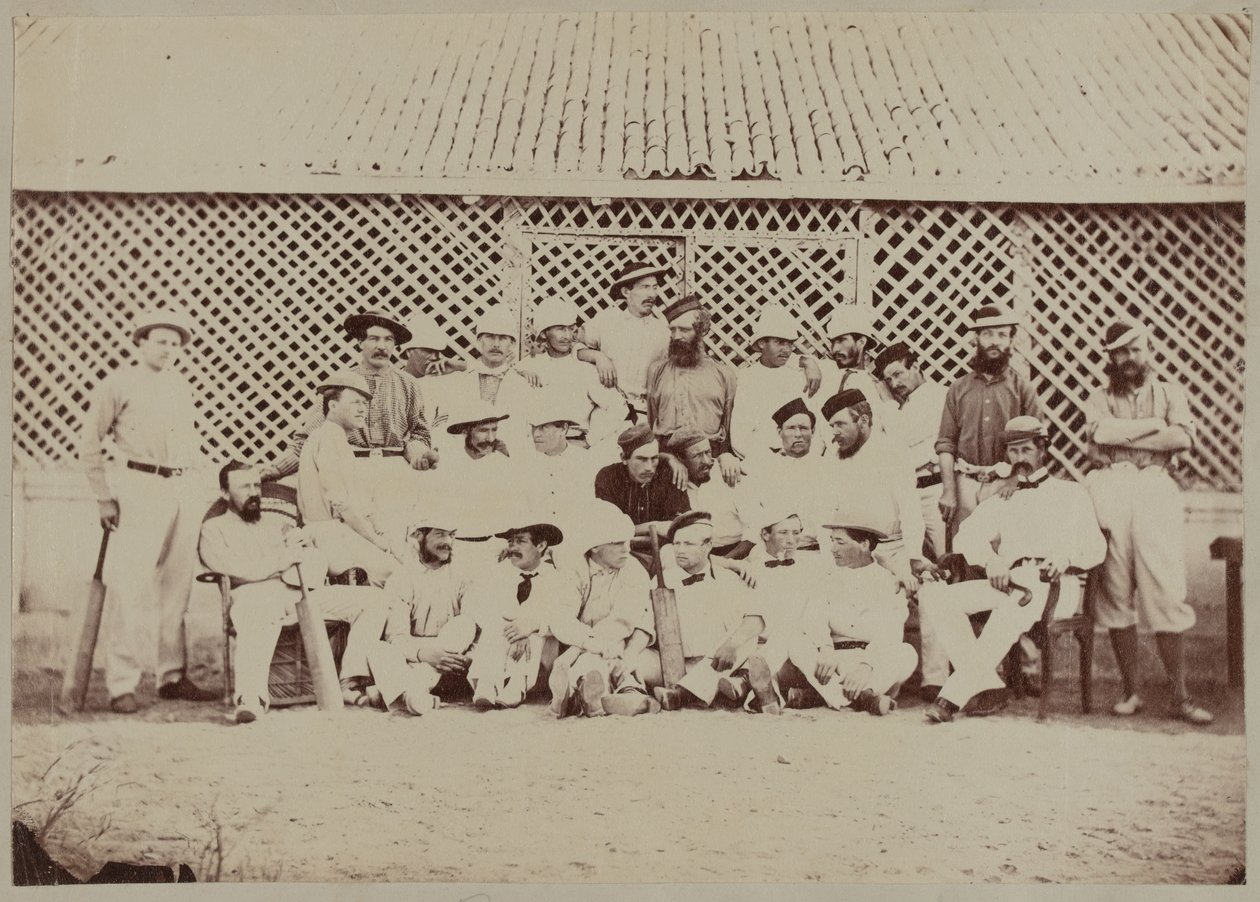 Royal Artillery Cricket Teams, India by Unknown photographer