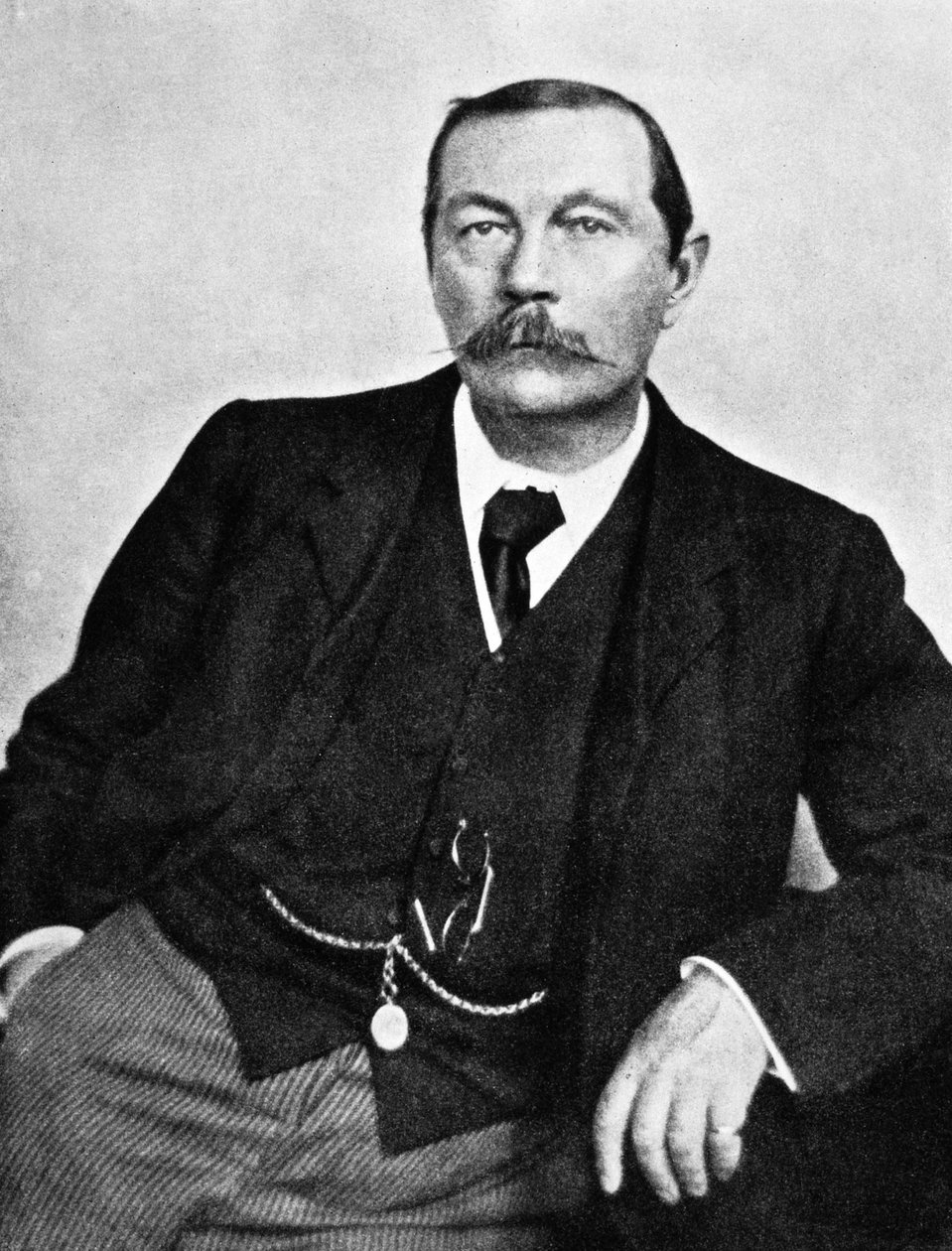 Sir Arthur Conan Doyle, Scottish Writer, c. 1910 by Unknown photographer
