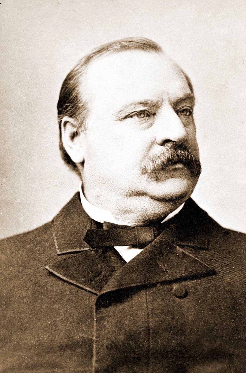 Stephen Grover Cleveland (1837-1908), President of the United States. by Unknown photographer