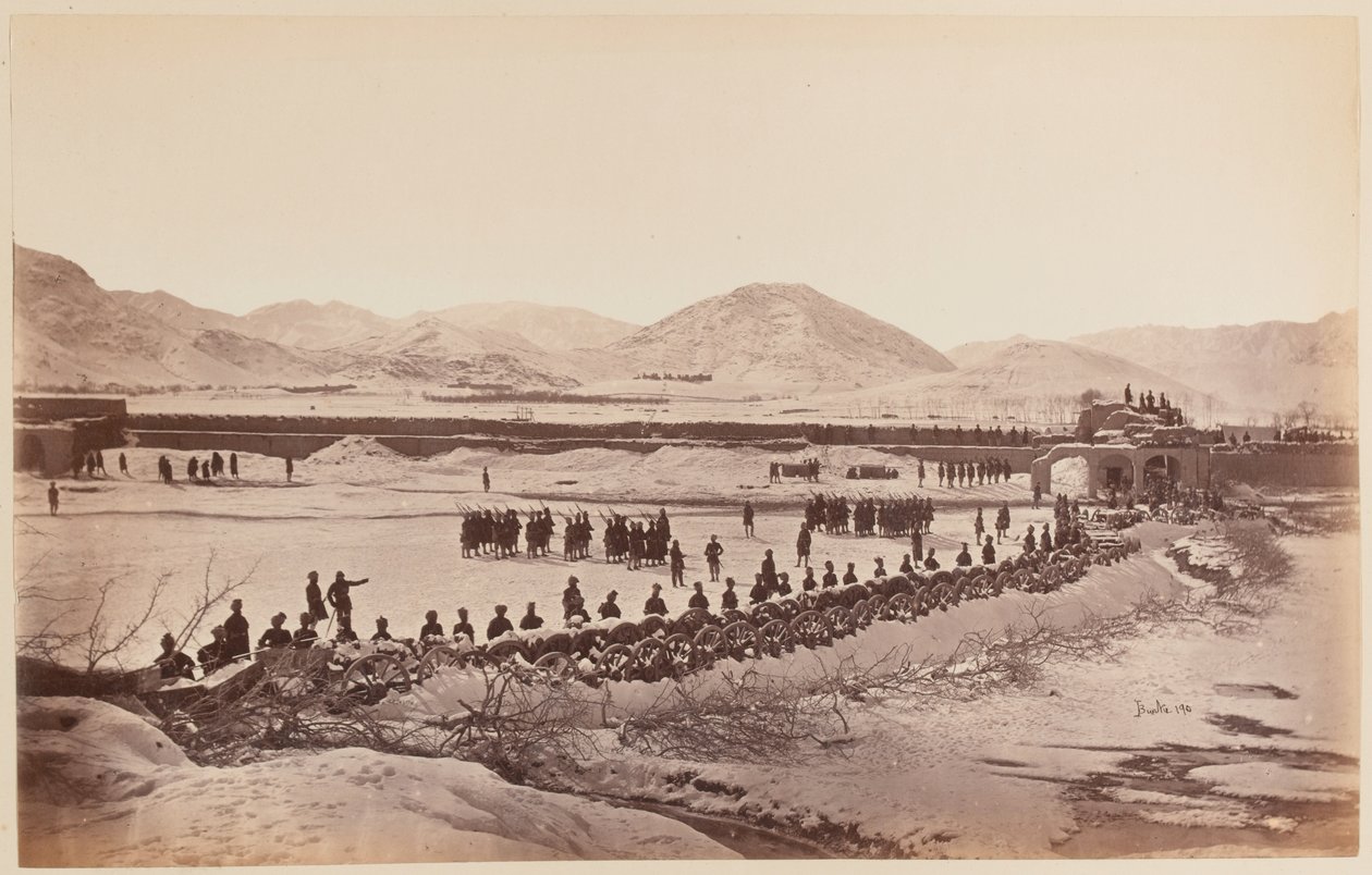 The Laager and Abattis, Sherpur Cantonment, December 1879 by Unknown photographer