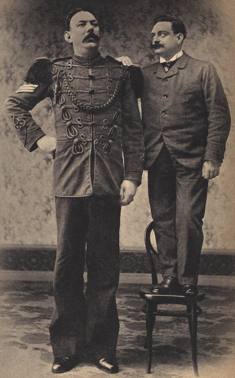The Monsters, the Giant. Photography, late 19th century, Paris by Unknown photographer