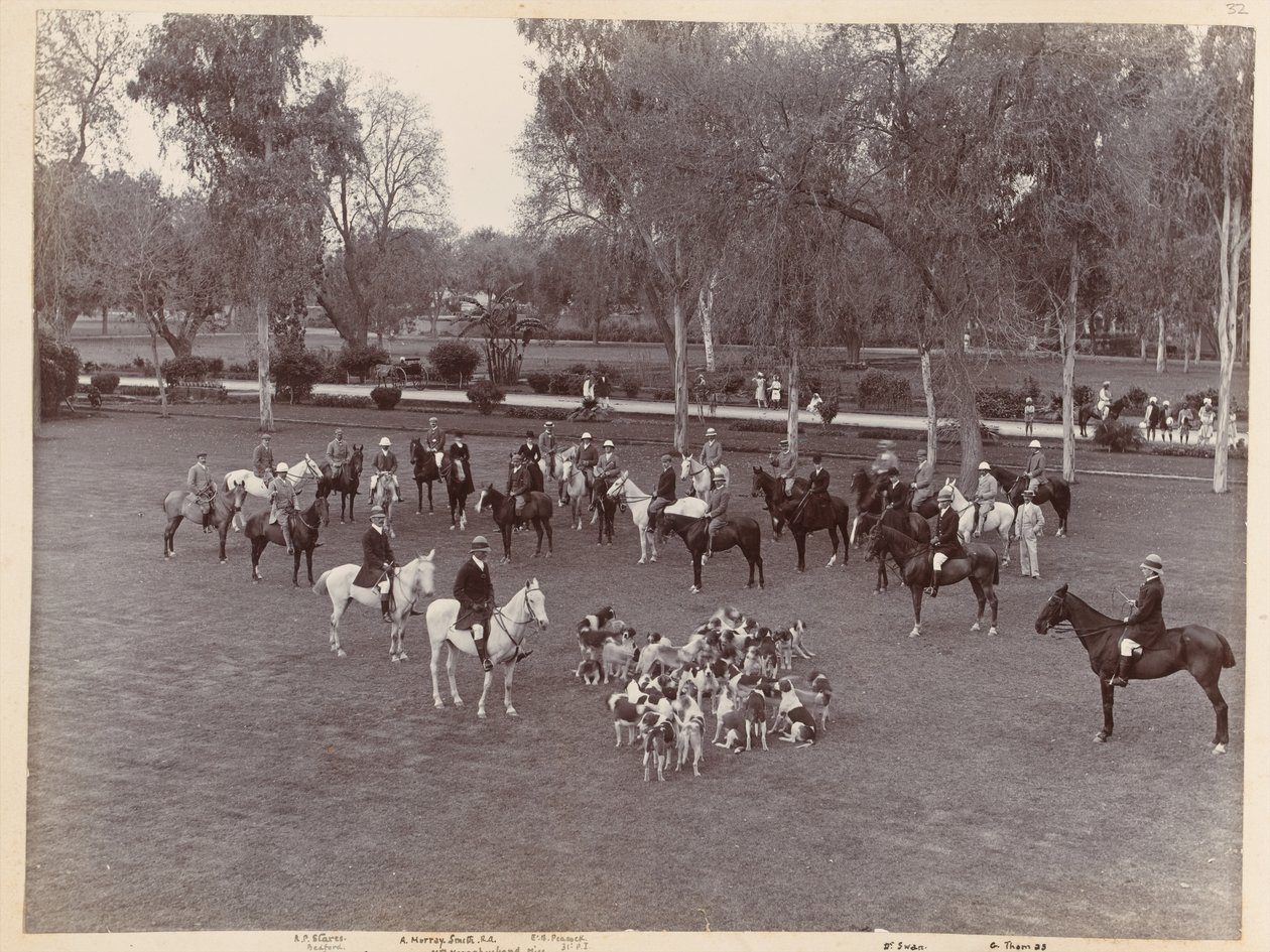 The Peshawar Vale Hunt by Unknown photographer