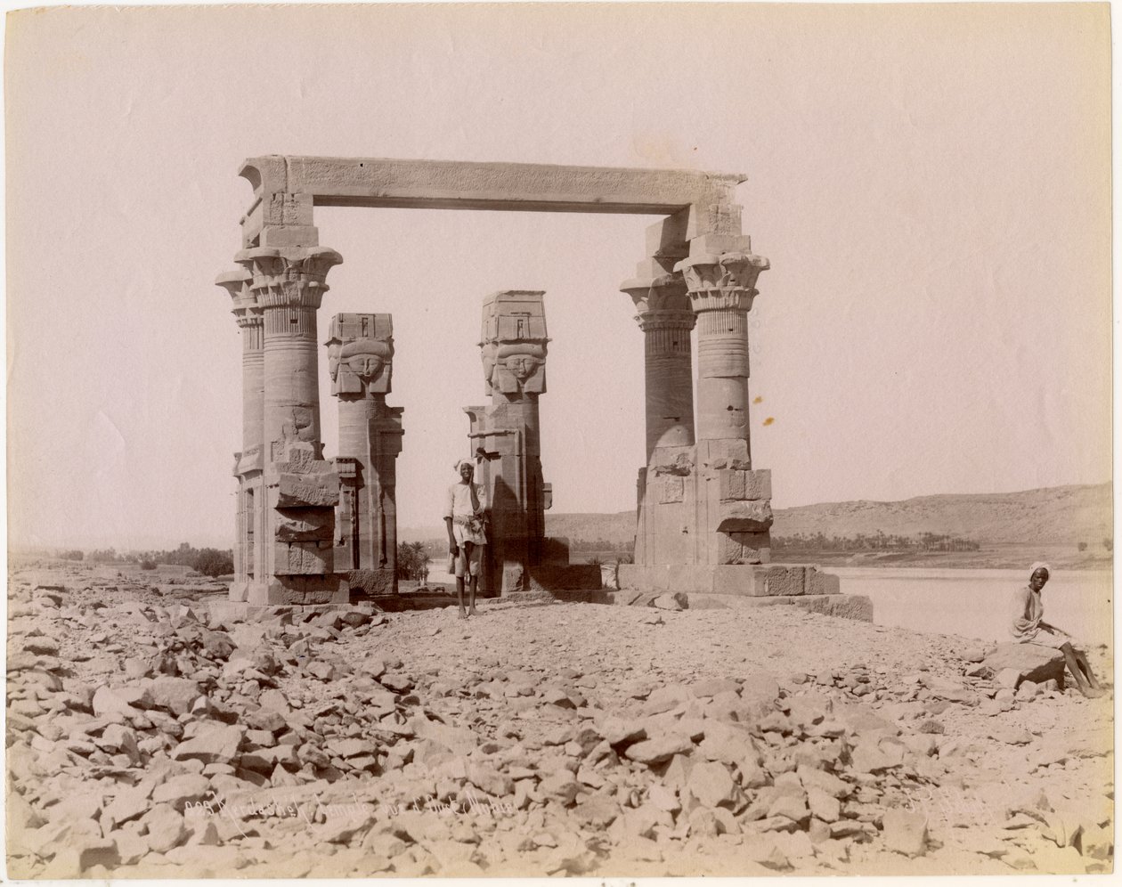 The Roman Kiosk of Qertassi, Seen from the East, Egypt by Unknown photographer