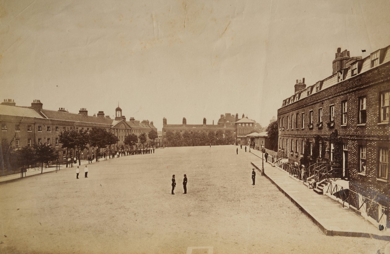 The Royal Marine Barracks at Chatham, Kent, UK, Late 19th Century by Unknown photographer