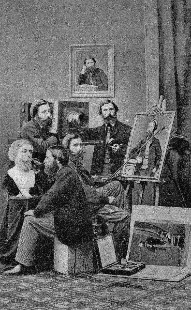 The artist sculptor, painter, and photographer. Photography, late 19th century, Paris. Coll. Selva by Unknown photographer