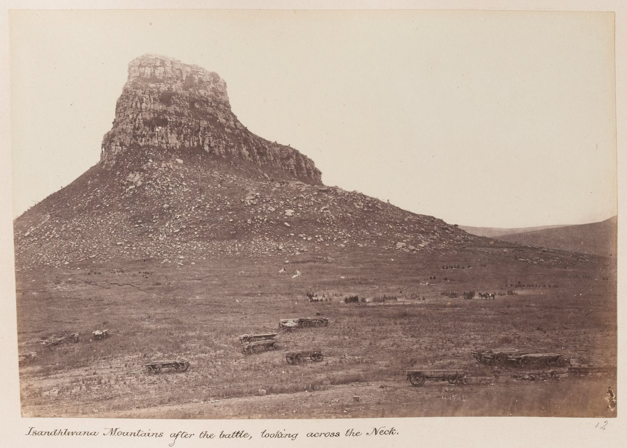 The battlefield of Isandlwana by Unknown photographer