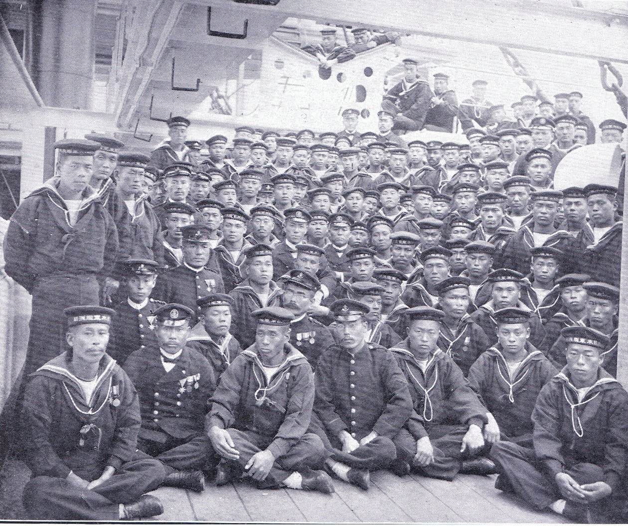 The crew of the Asama, illustration from 