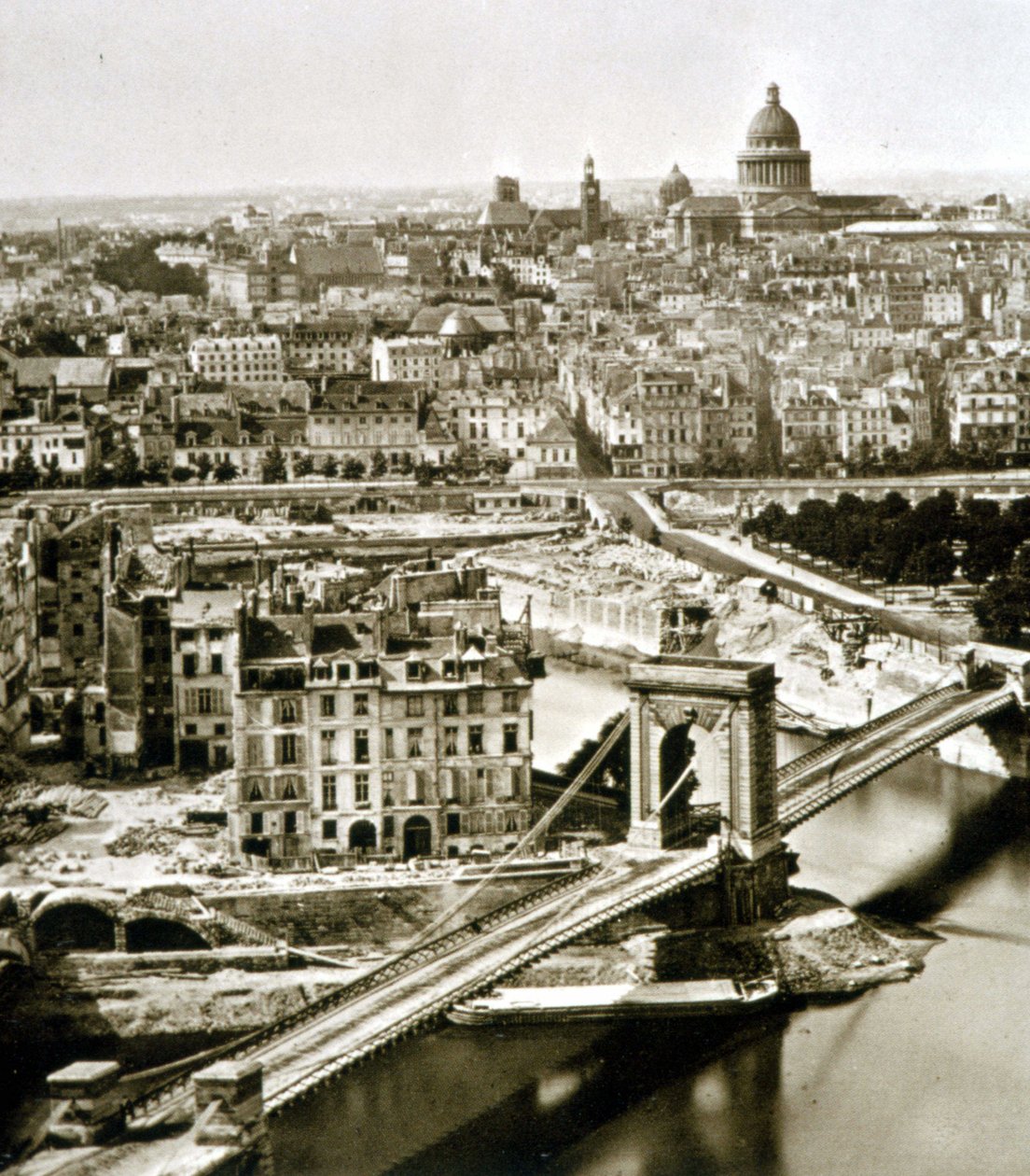 The great works of Paris: the piercing of Rue du Bellay by Unknown photographer