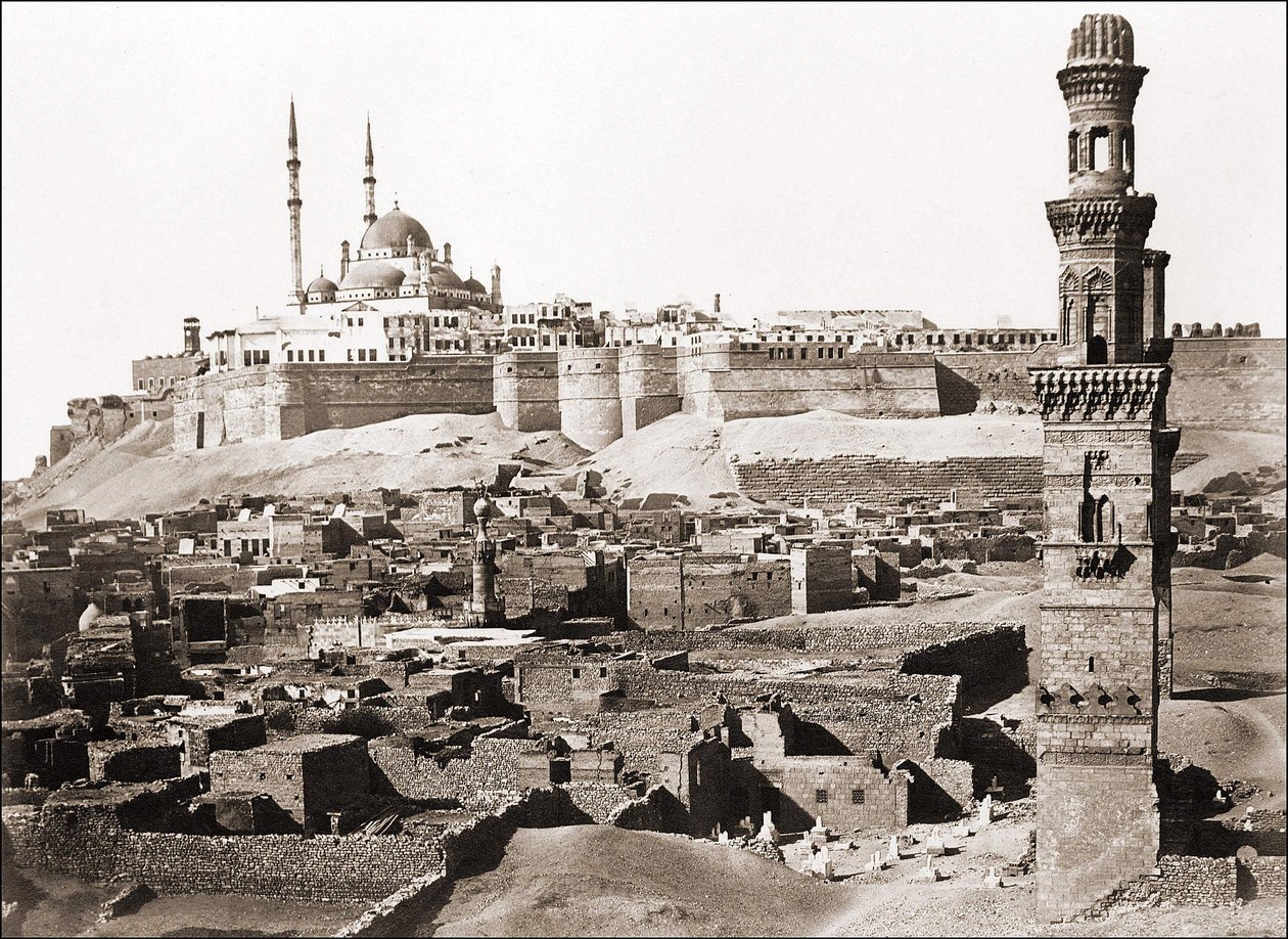 View of Cairo, Photograph around 1870 by Unknown photographer