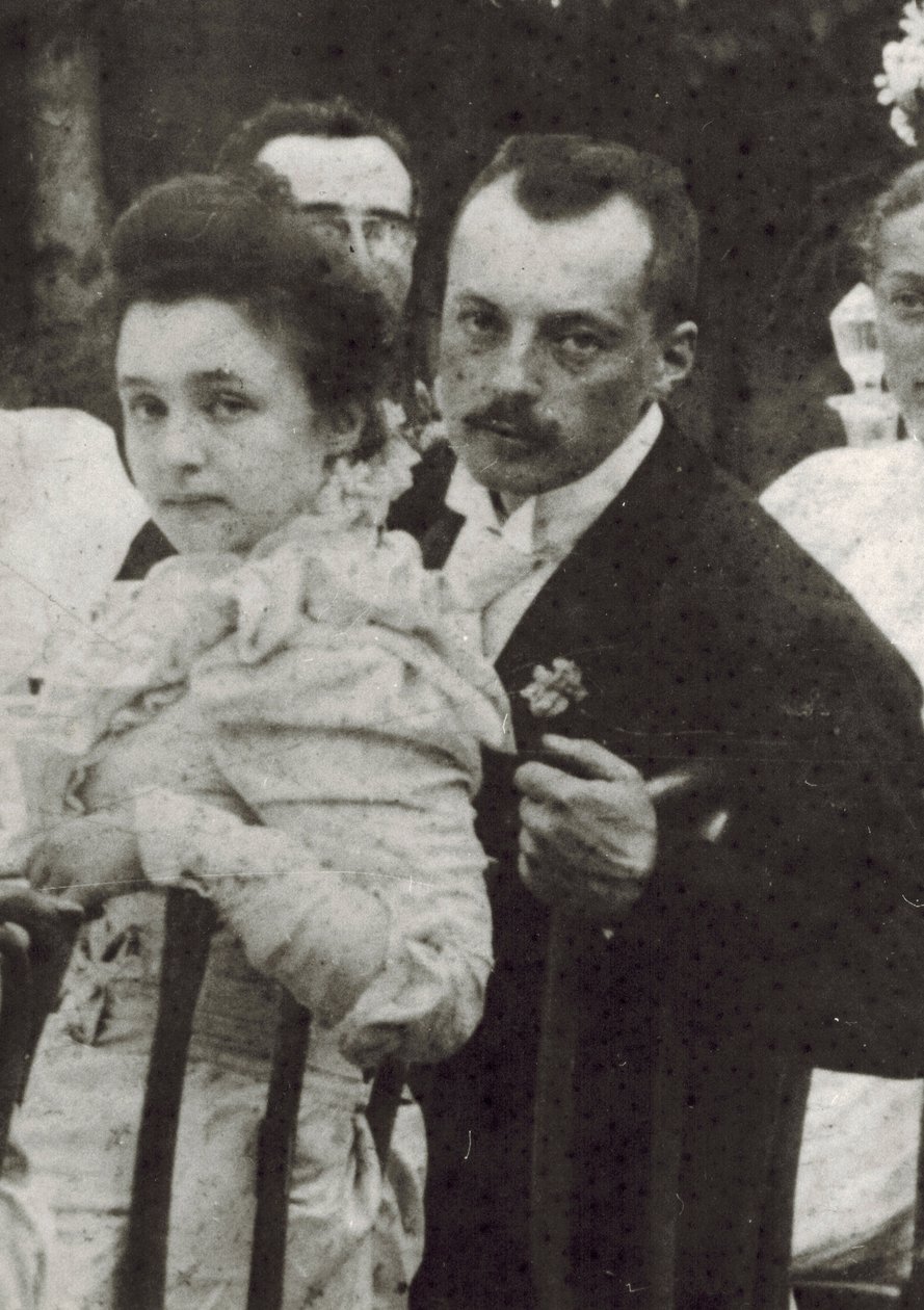 Vladimir Dmitrievich Nabokov (1870-1922) and Elena Ivanovna Rukavishnikova (1876-1939) by Unknown photographer