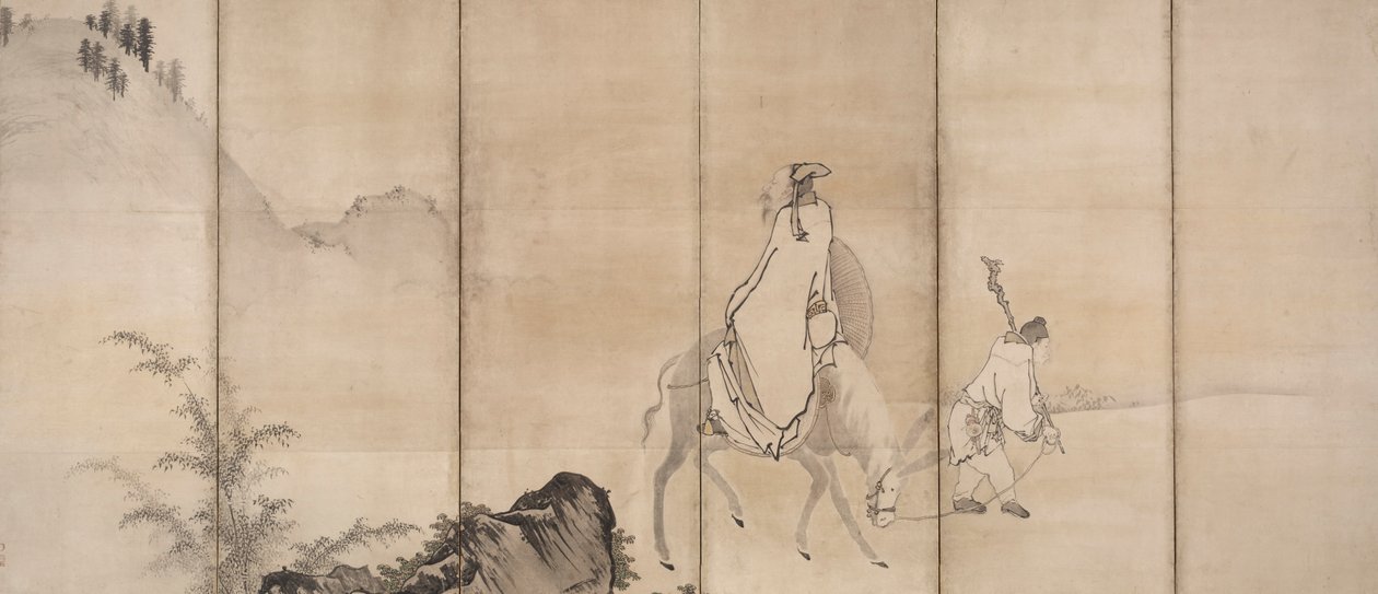 Pan Lang Han Ro, early 1600s by Unkoku Tōgan