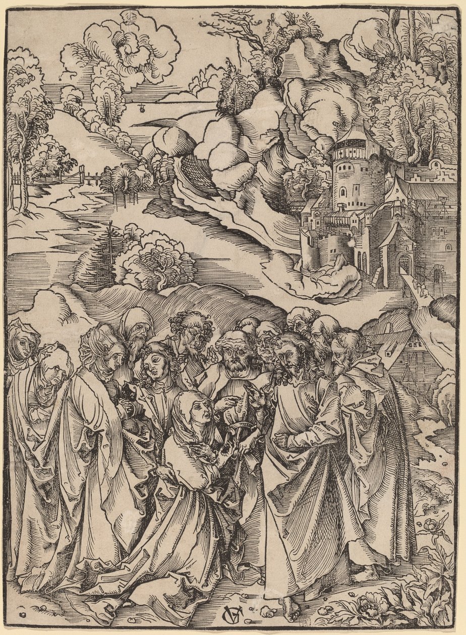 Christ and the Apostles and the Holy Women by Urs Graf I