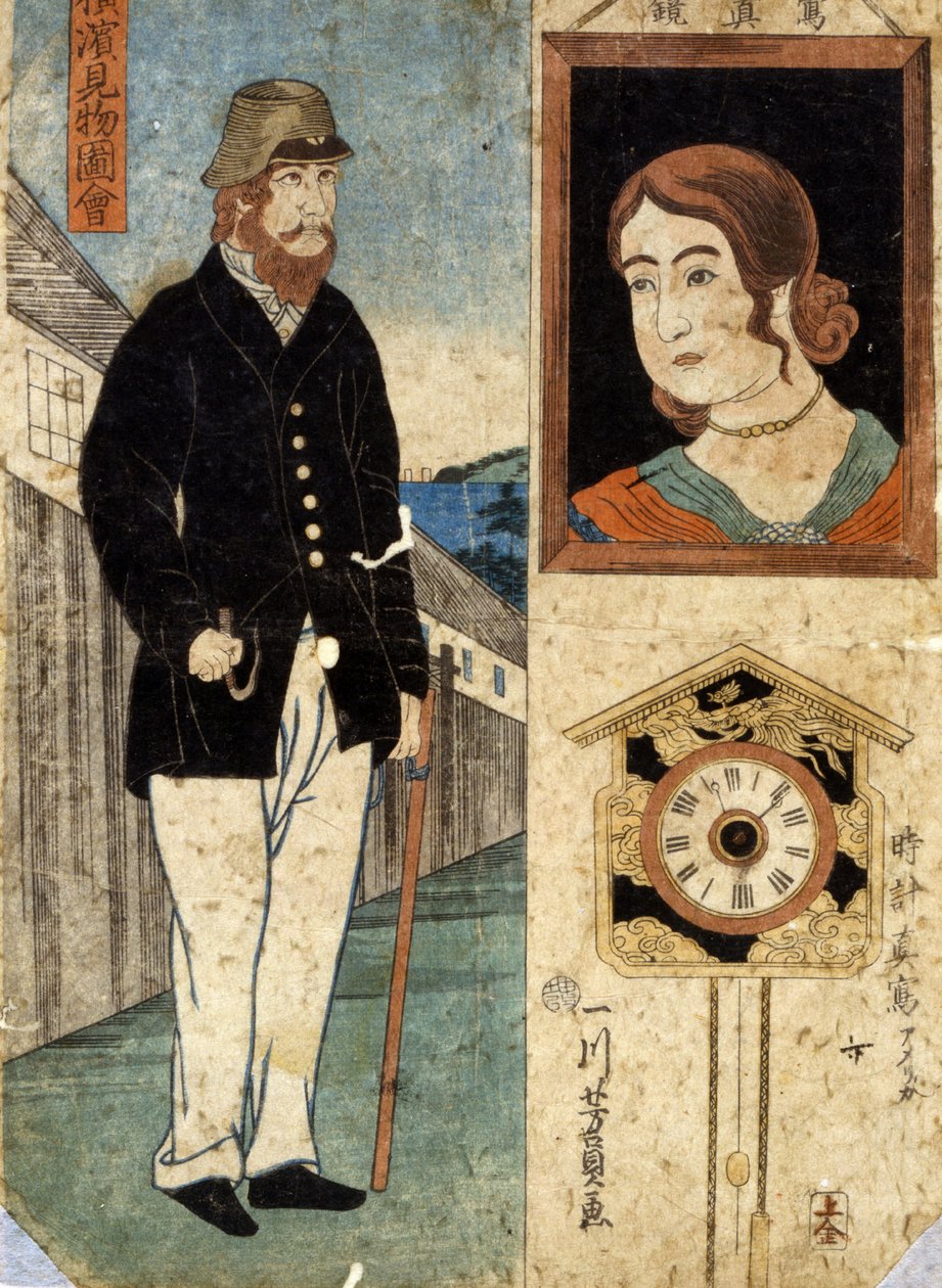 Sights in Yokohama by Utagawa Yoshikazu