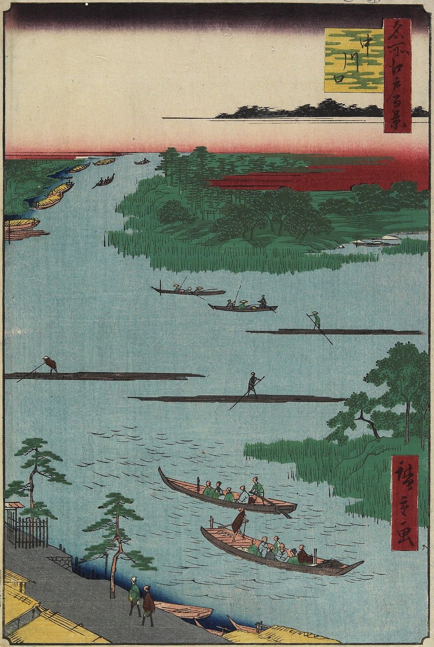 Nakagawa River Mouth by Utagawa Hiroshige