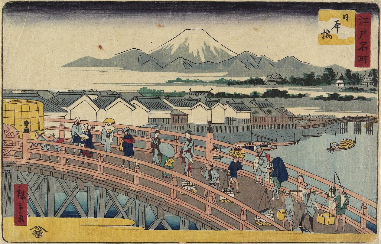 Nihonbashi Bridge by Utagawa Hiroshige
