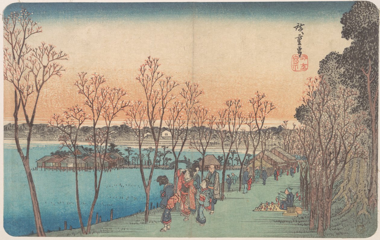 Ueno, Shinobazu Pond by Utagawa Hiroshige