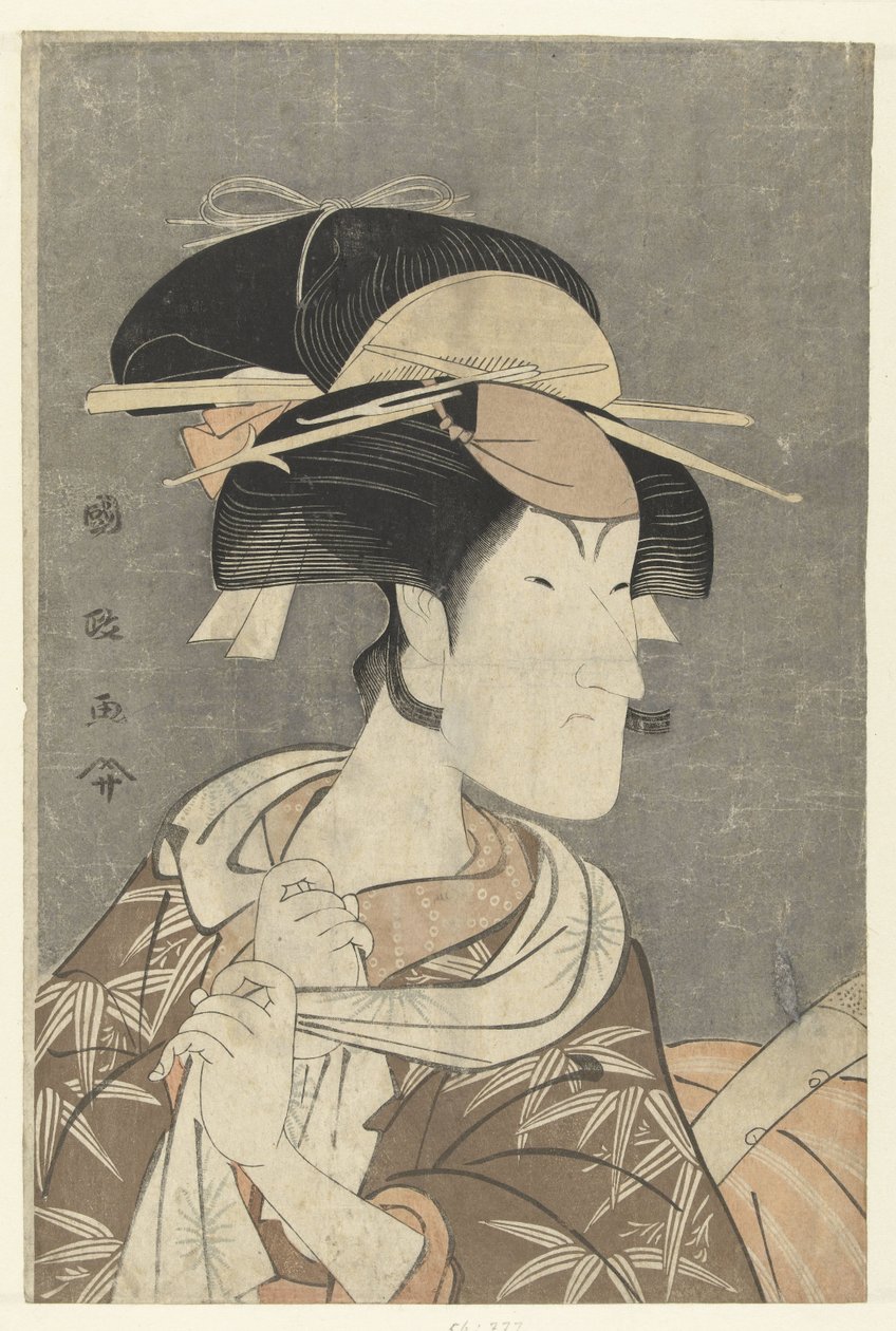 Bust Portrait of Nakayama Tomisaburo by Utagawa Kunimasa
