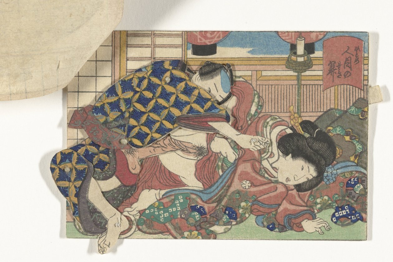Movable Erotic Print by Utagawa Kunisada (I)