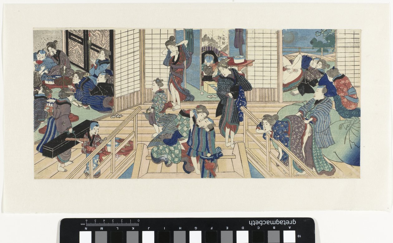 Scenes in a Brothel by Utagawa Kunisada (I)