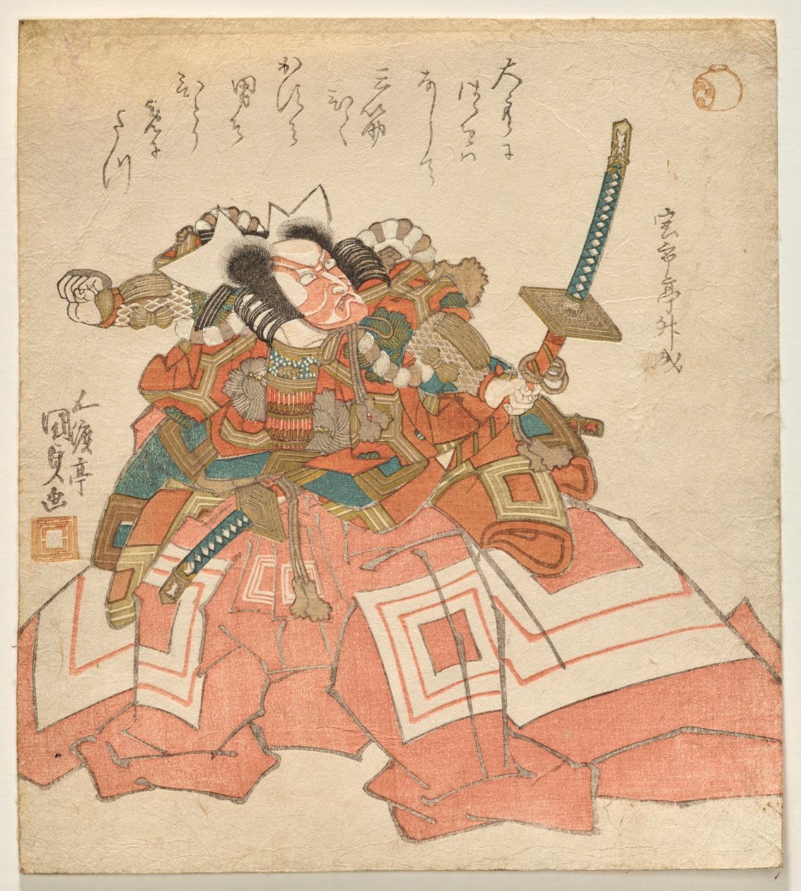 Ichikawa Danjūrō VII as Usui no Sadamitsu by Utagawa Kunisada