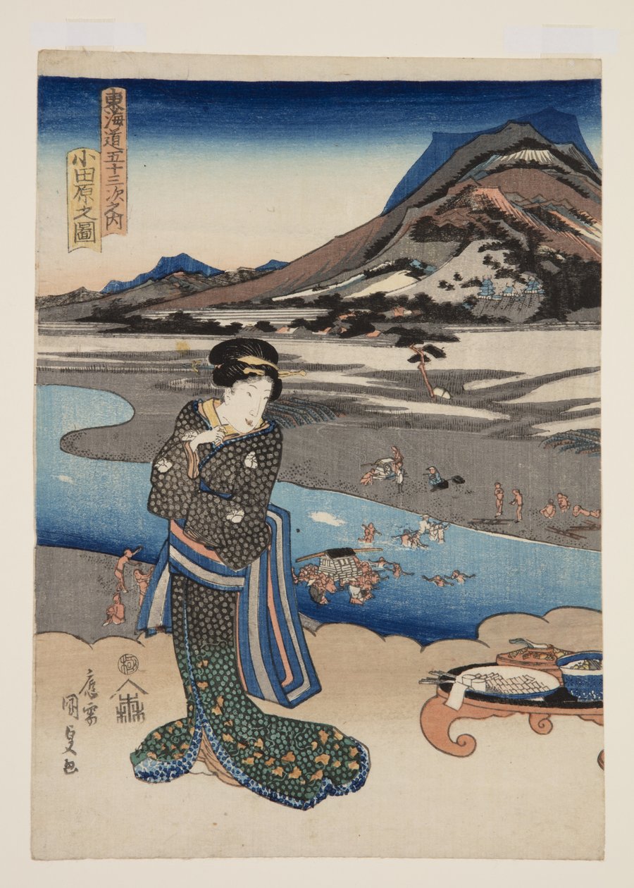 View of Odawara by Utagawa Kunisada