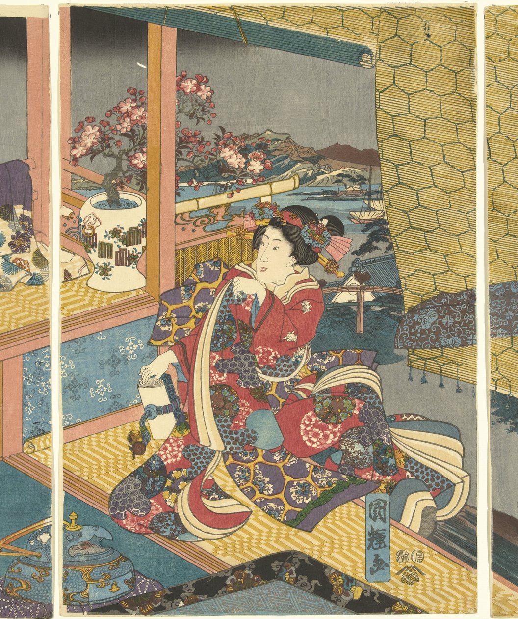 Flowers by Utagawa Kuniteru