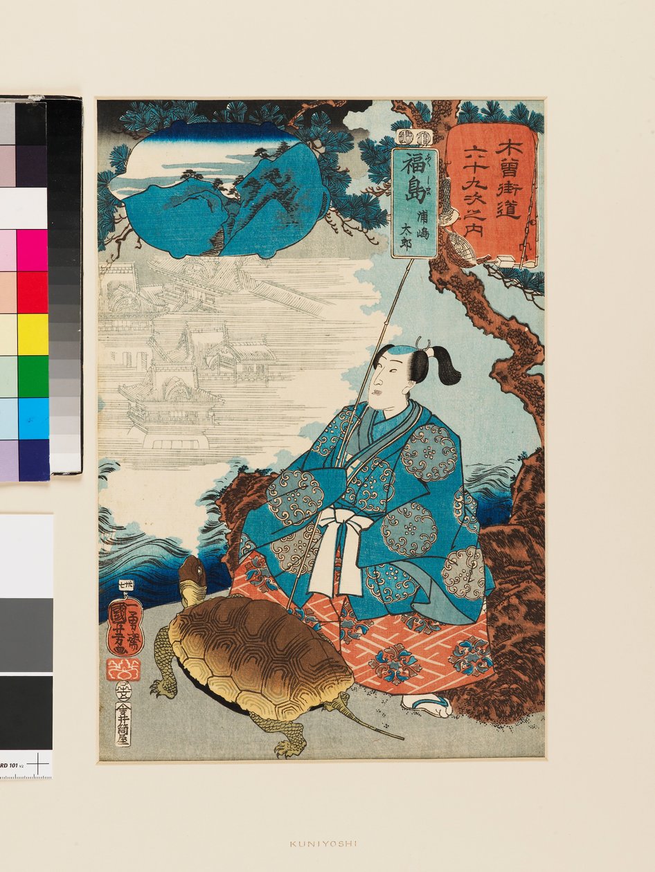 Fukushima: Urashima Tarō by Utagawa Kuniyoshi