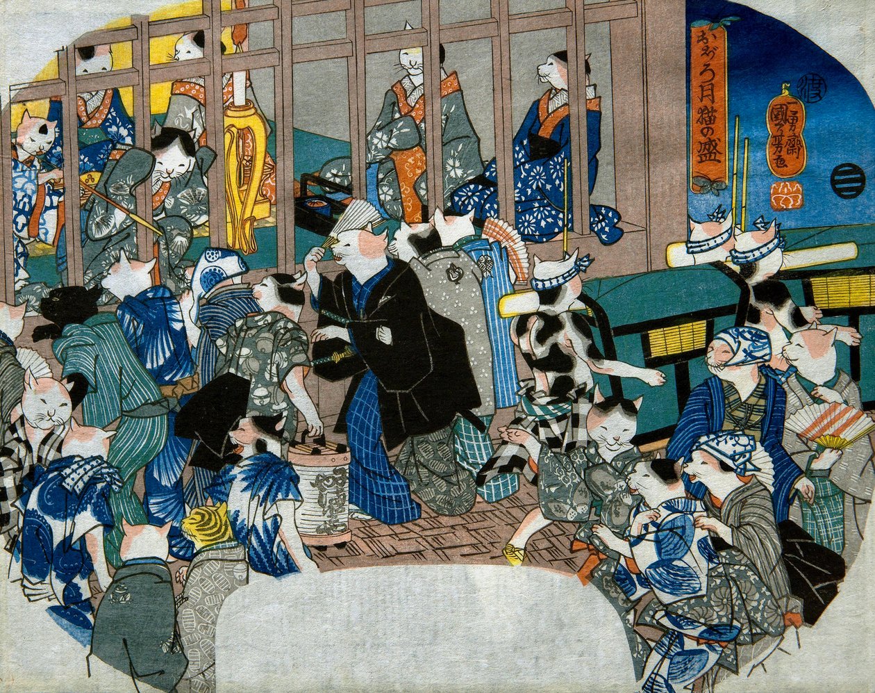 Pale Moon by Utagawa Kuniyoshi