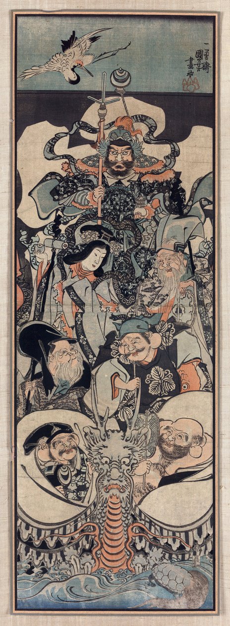Seven Lucky Gods by Utagawa Kuniyoshi